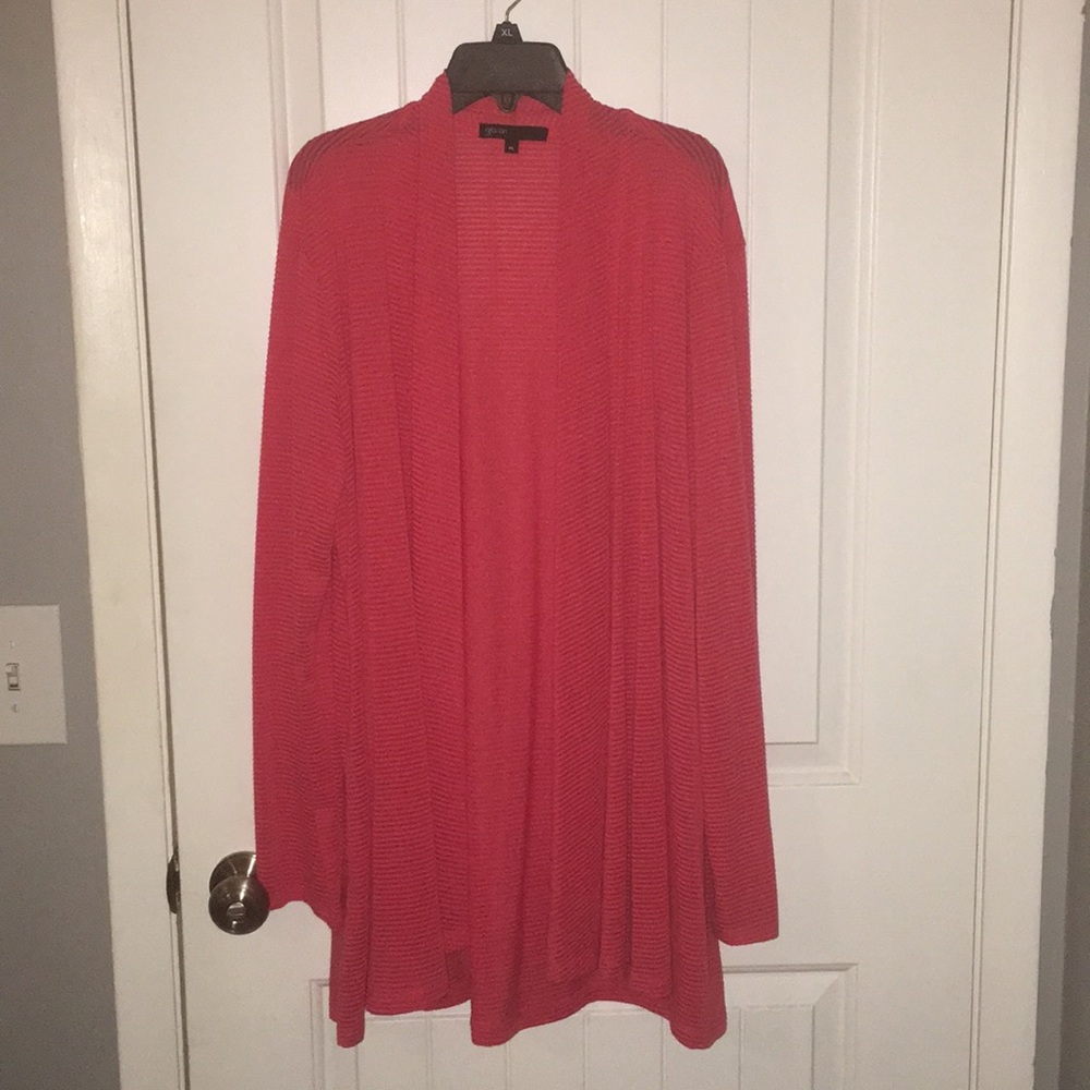 Semi Sheer Long Sleeve Cardigan